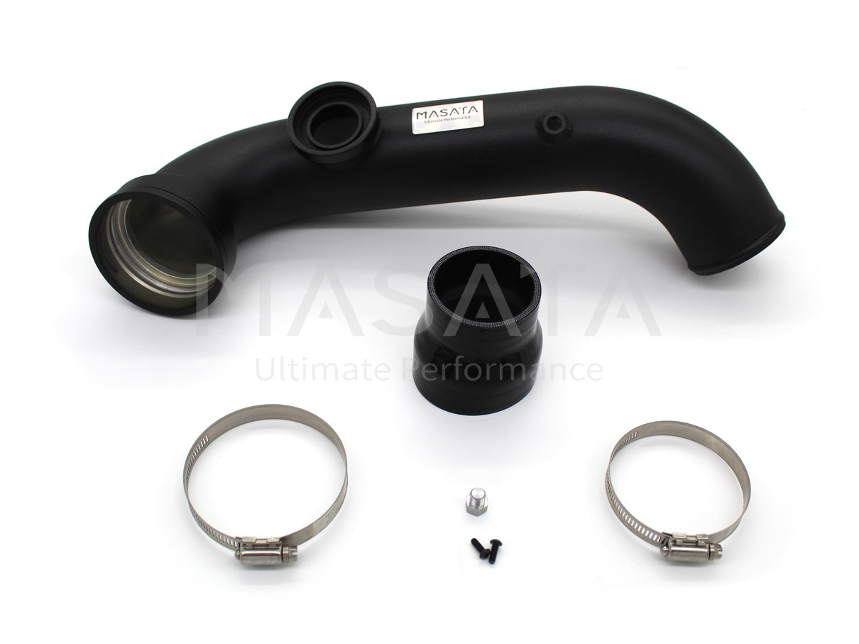 Masata BMW N54 E82 E90 E92 Aluminium Chargepipe with HKS BOV Blow Off Valve (1M, 135i & 335i) - MASATA UK