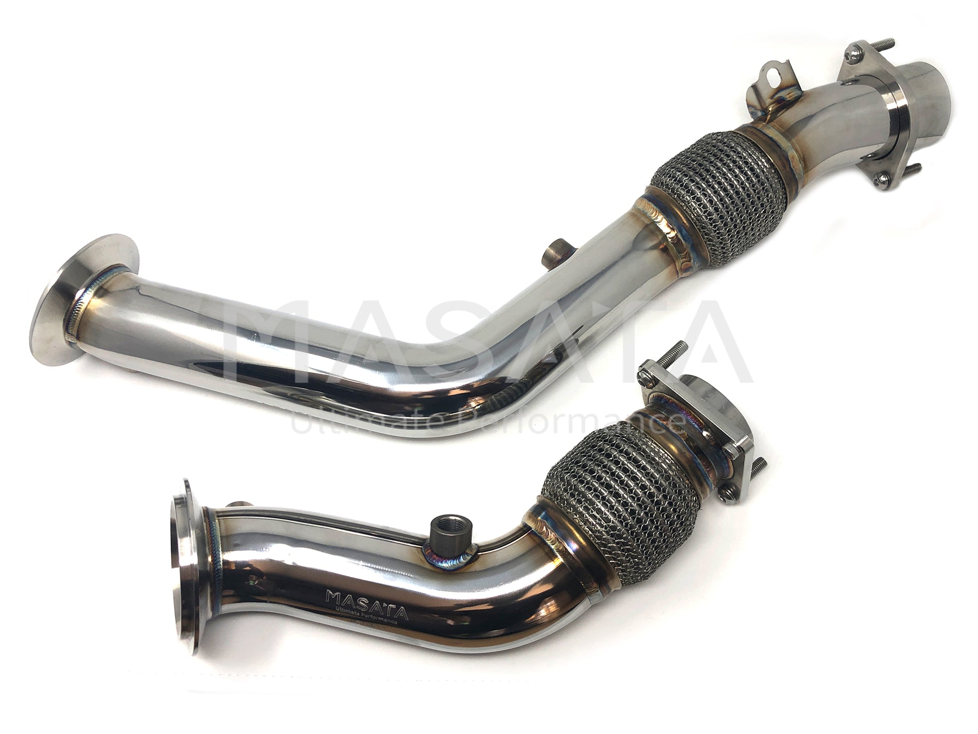 MASATA BMW S55 F80 F82 3" CATLESS DOWNPIPES (M2 COMPETITION, M3 & M4) - Masata UK