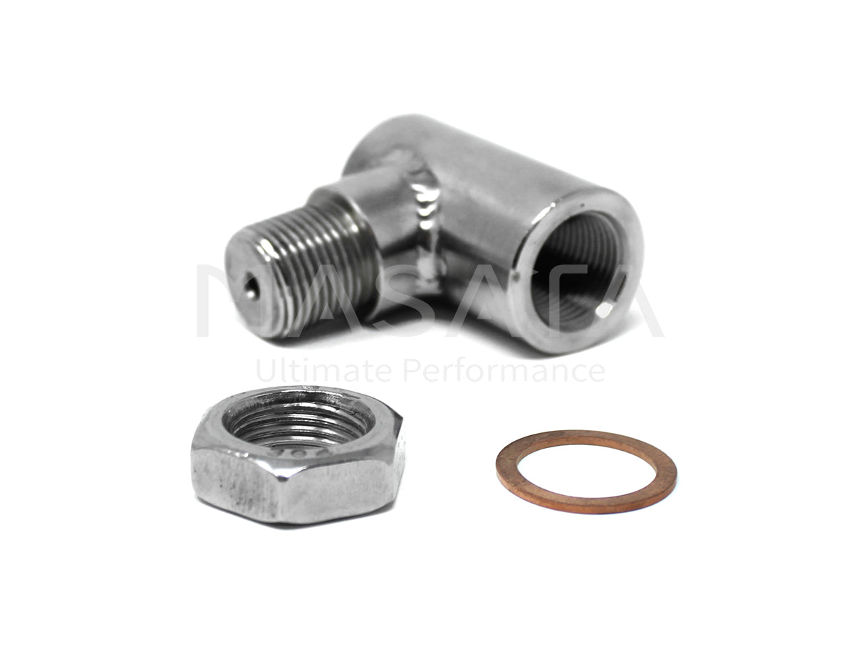 Masata BMW N55 Lambda Spacer Fooler O2 Oxygen Sensor Boss Stainless ...